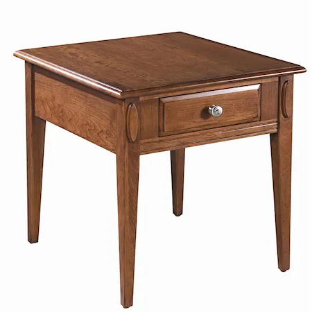 Casual 1 Drawer End Table